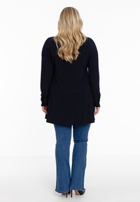 YOEK WITH COLLAR - Overhemdblouse - blue