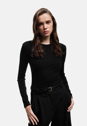 Langarmshirt - black