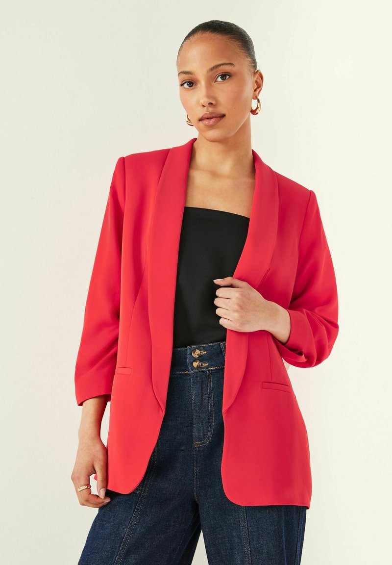 Next REGULAR FIT - Abrigo corto - red