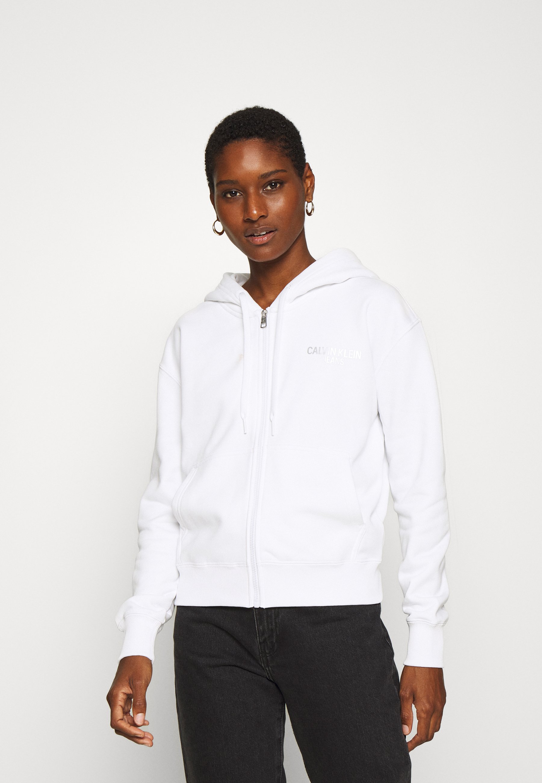 calvin klein jeans zip up hoodie