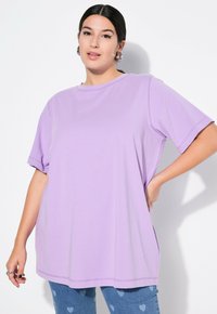 Studio Untold LONGLINE - Jednoduché tričko - lilac