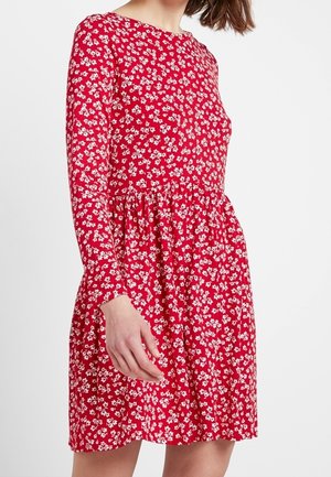 Žerzejové šaty - red