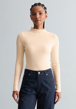 SLIM - T-shirt à manches longues - light orange