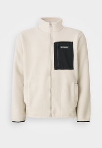 JASPER RIDGE PEBBLED FULL ZIP - Fleecejakke - dark stone/black
