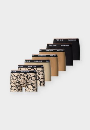 7 PACK - Alsónadrágok - khaki/camel/black