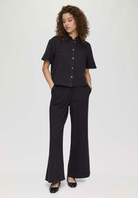 QS Overhemdblouse - schwarz