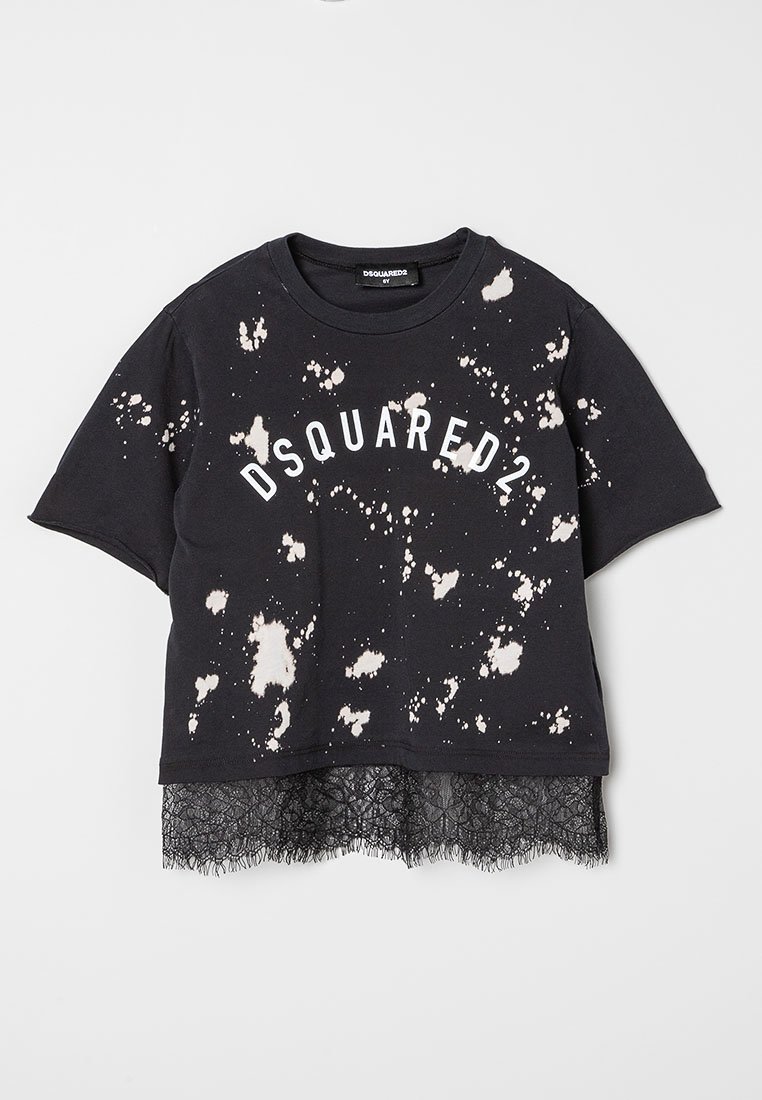 Dsquared2 T-shirt print zwart Dsquared2 T-shirt print zwart