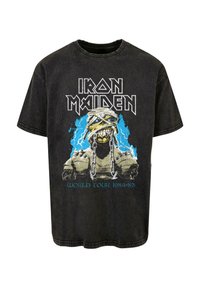 POWERSLAVE MUMMY WORLD TOUR OVERSIZE - Marškinėliai su spaudiniu - black