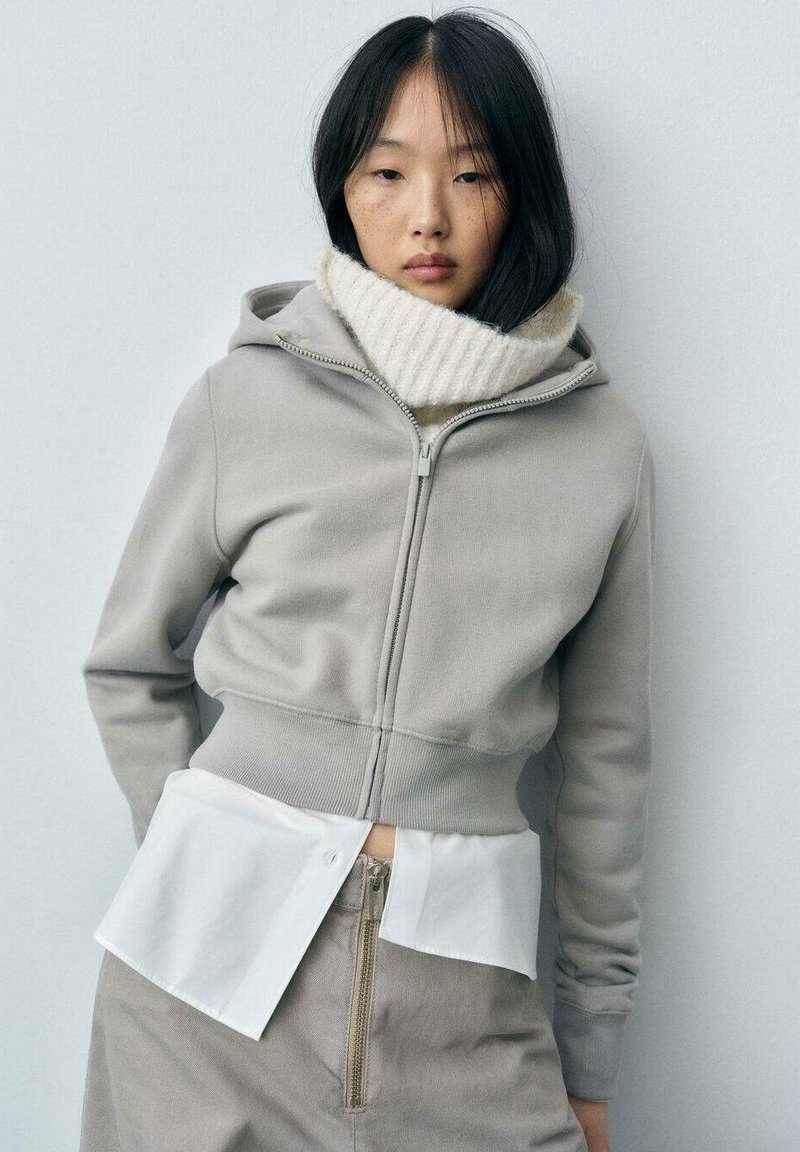 Mango Sweatjacke - grey