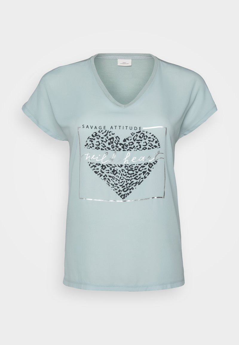ONLY Carmakoma T-shirt print groen