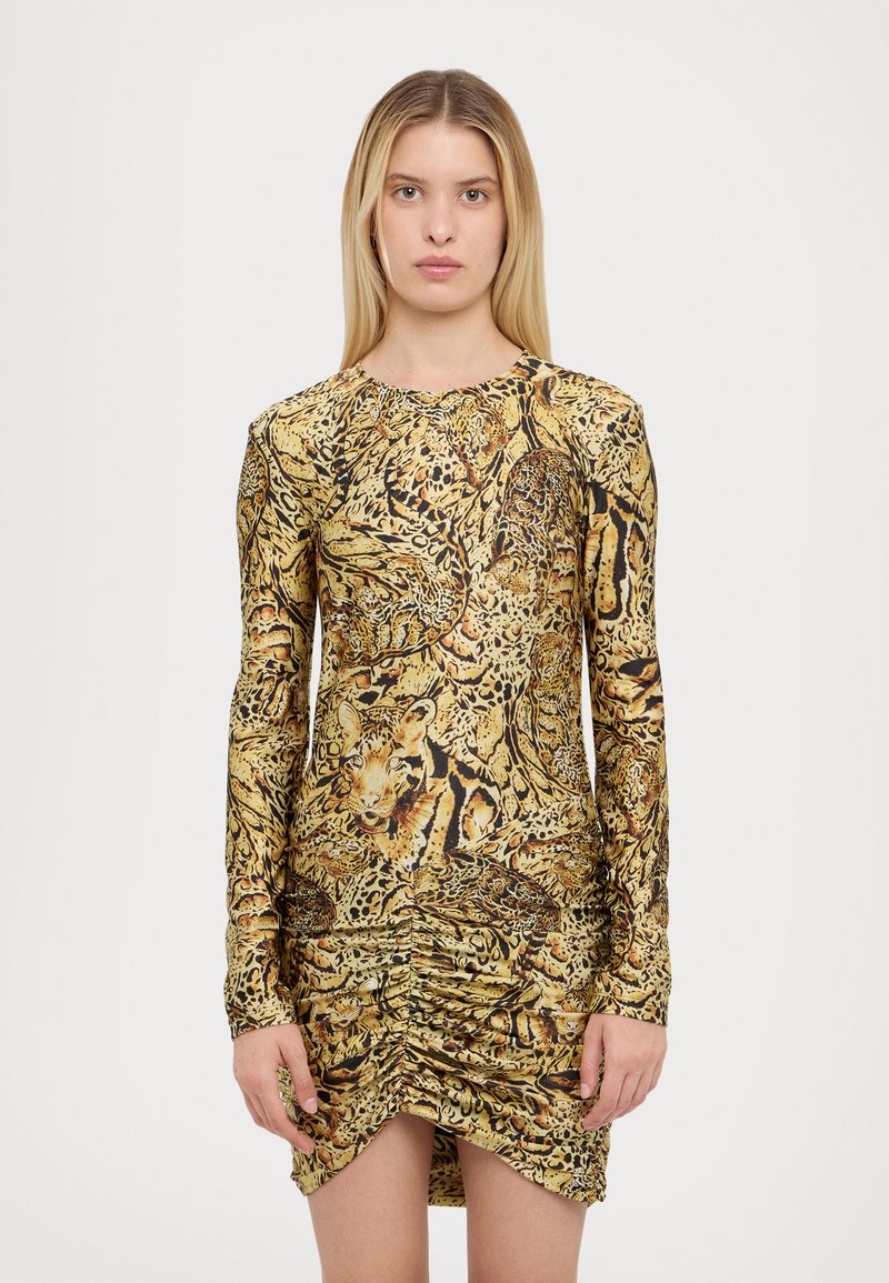 Just Cavalli MINI DRESS - Cocktail dress / Party dress - yolk yellow/yellow  - Zalando.ie