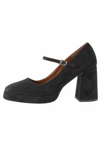 WIDE FIT - Čevlji s platformo in peto - mottled black