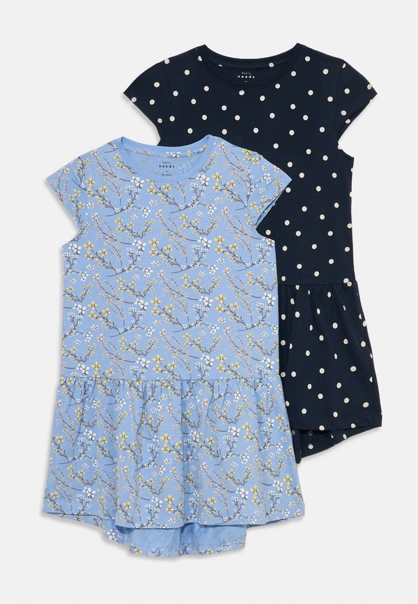 NKFVIGGA DRESS 2 PACK - Jersey dress - dark sapphire