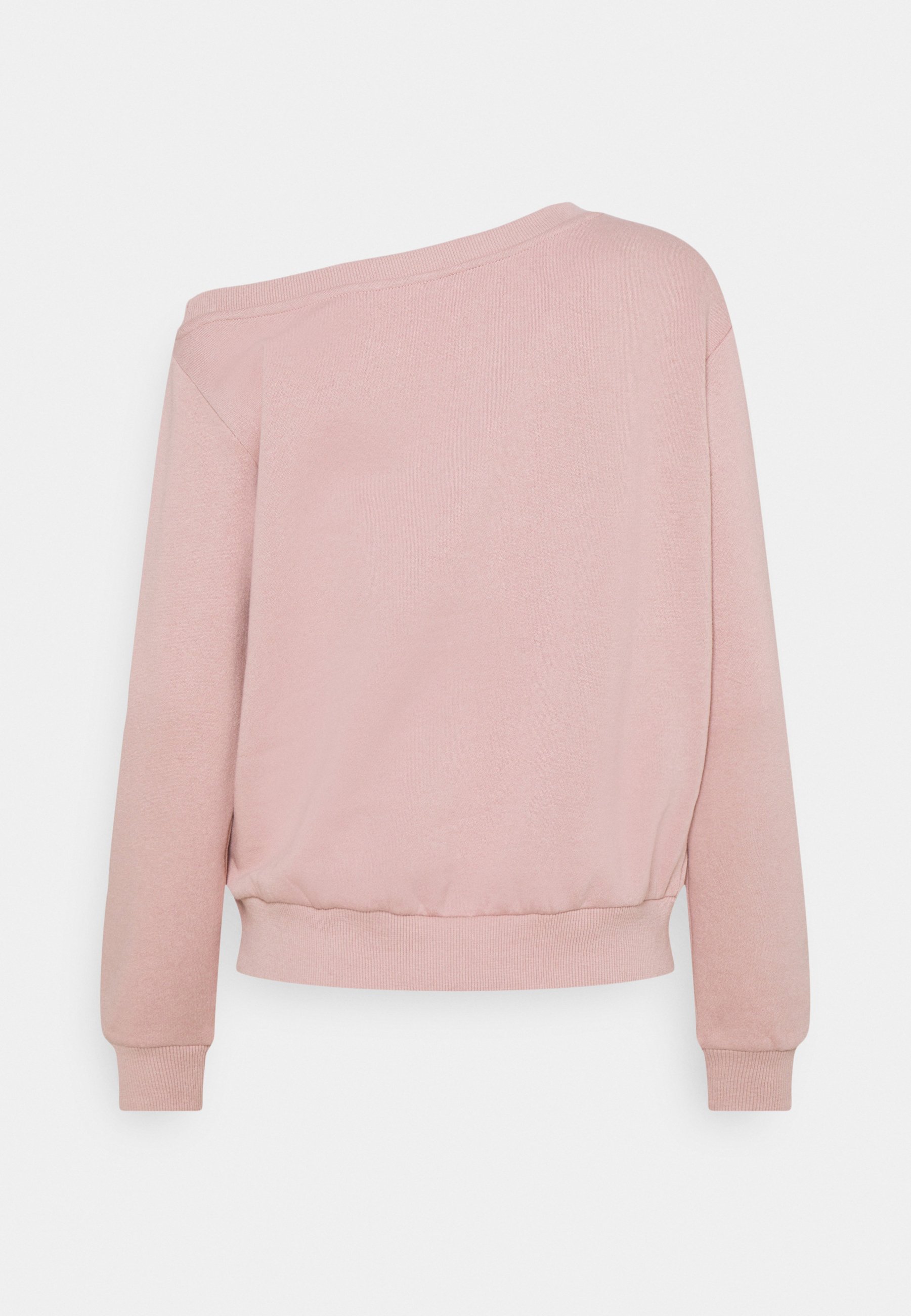 Pink off the shoulder sweatshirt Clearance