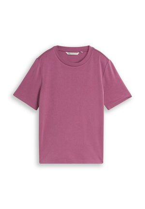 TOM TAILOR DENIM, MODERN FLUENT T-SHIRT - T-shirt basic - dusty berry