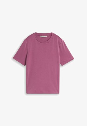 TOM TAILOR DENIM, MODERN FLUENT T-SHIRT - Basic T-shirt - dusty berry