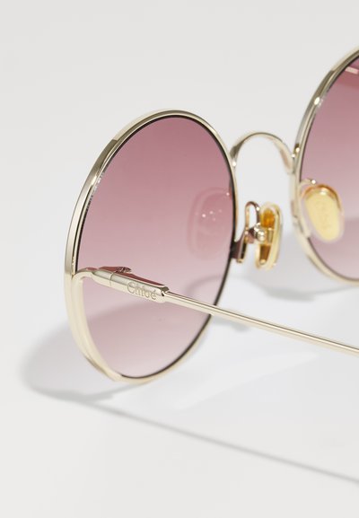 CHLOÉ SUNGLASS UNISEX - Γυαλιά ηλίου - gold-coloured/brown