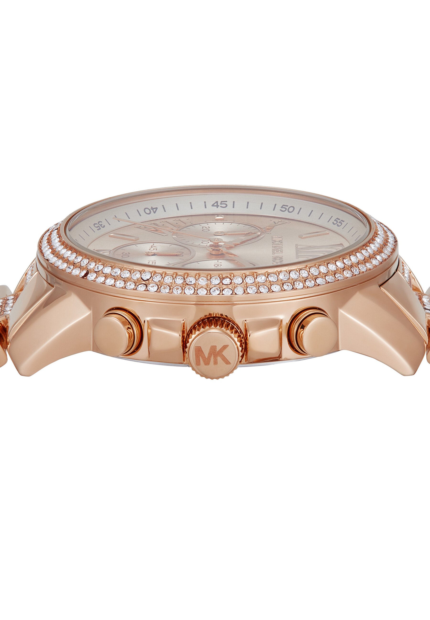 Michael Kors BRYNN - Chronograph watch - rose gold-coloured - Zalando