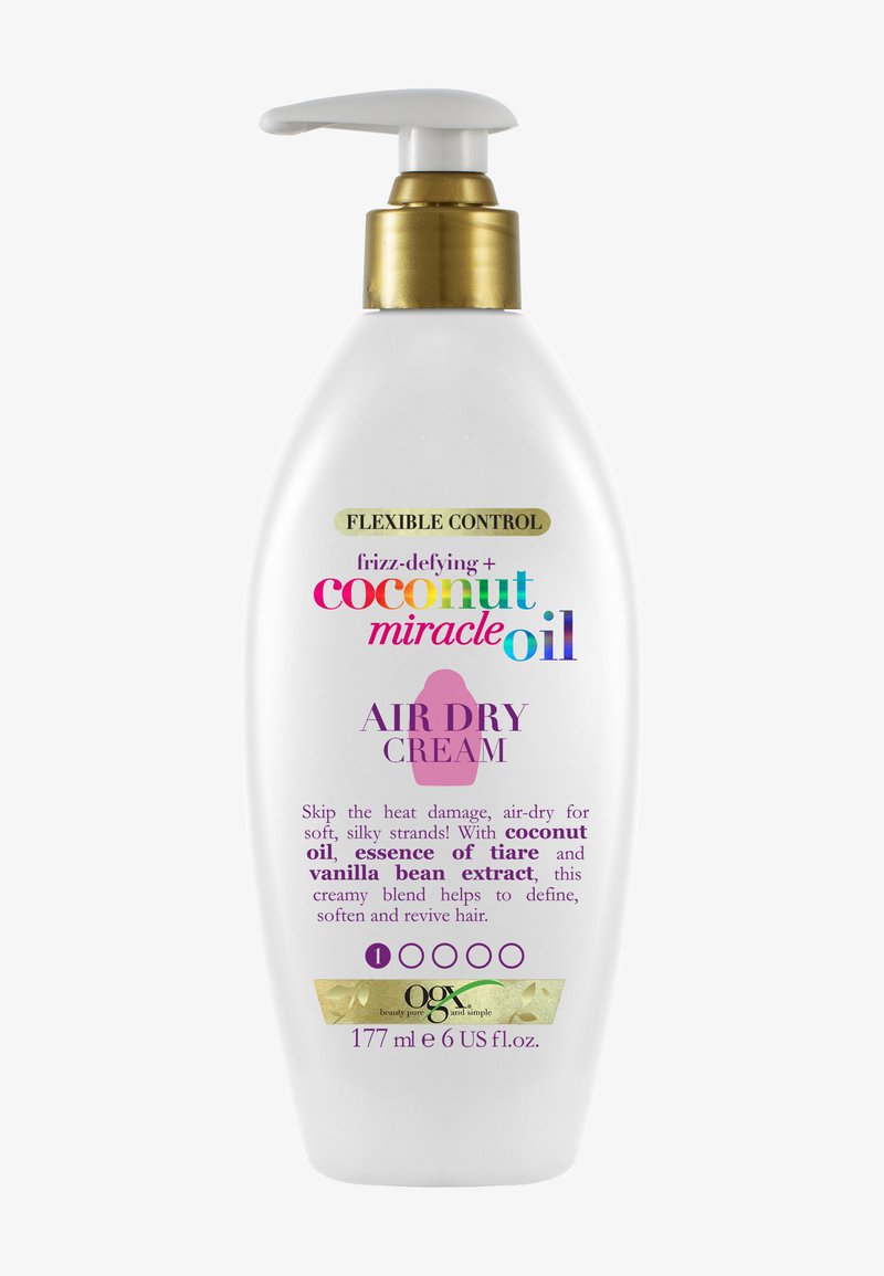 ogx - OGX FRIZZ DEFYING + COCONUT MIRACLE OIL AIR DRY CREAM - Hair Treatment, Forstørre