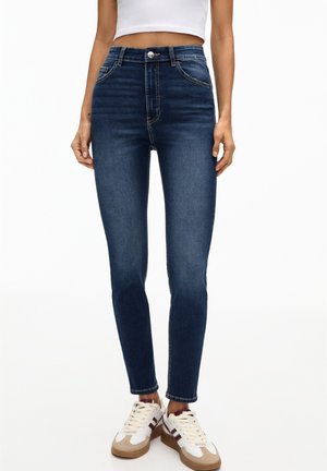 Jeans Skinny Fit - dark-blue denim