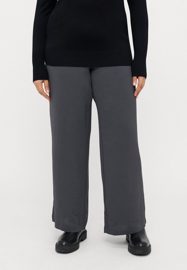 VMALVA WIDE - Trousers - asphalt