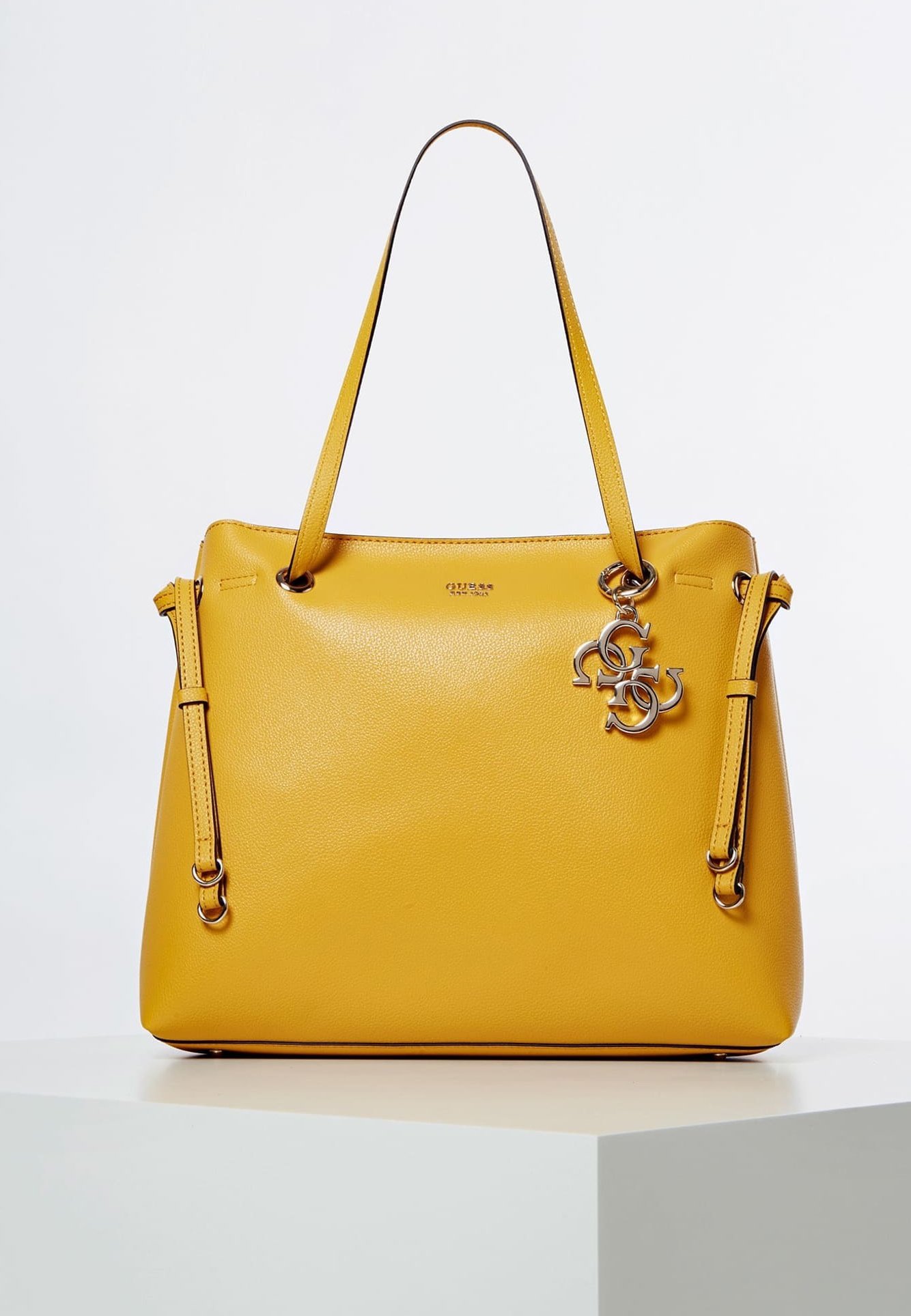 Guess DIGITAL SHOPPER Cabas yellow/jaune