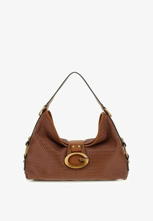 Guess, CAMDEN SHOULDER BAG - Borsa a mano - cognac