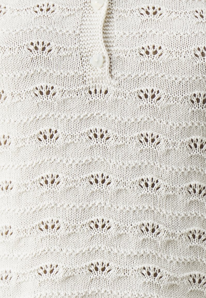 Vero Moda VMMINNA O NECK - T-Shirt print - birch/offwhite - Zalando.de