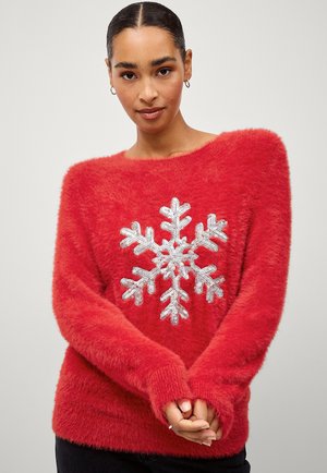 WEIHNACHTS - Striktrøje - rot