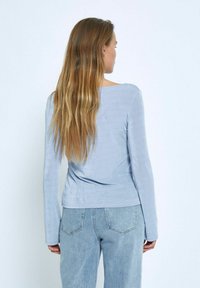 Desires BOB BOATNECK - Tops ar garām piedurknēm - lavender lustre blue