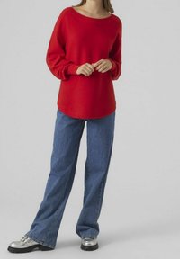 Vero Moda Strickpullover - red