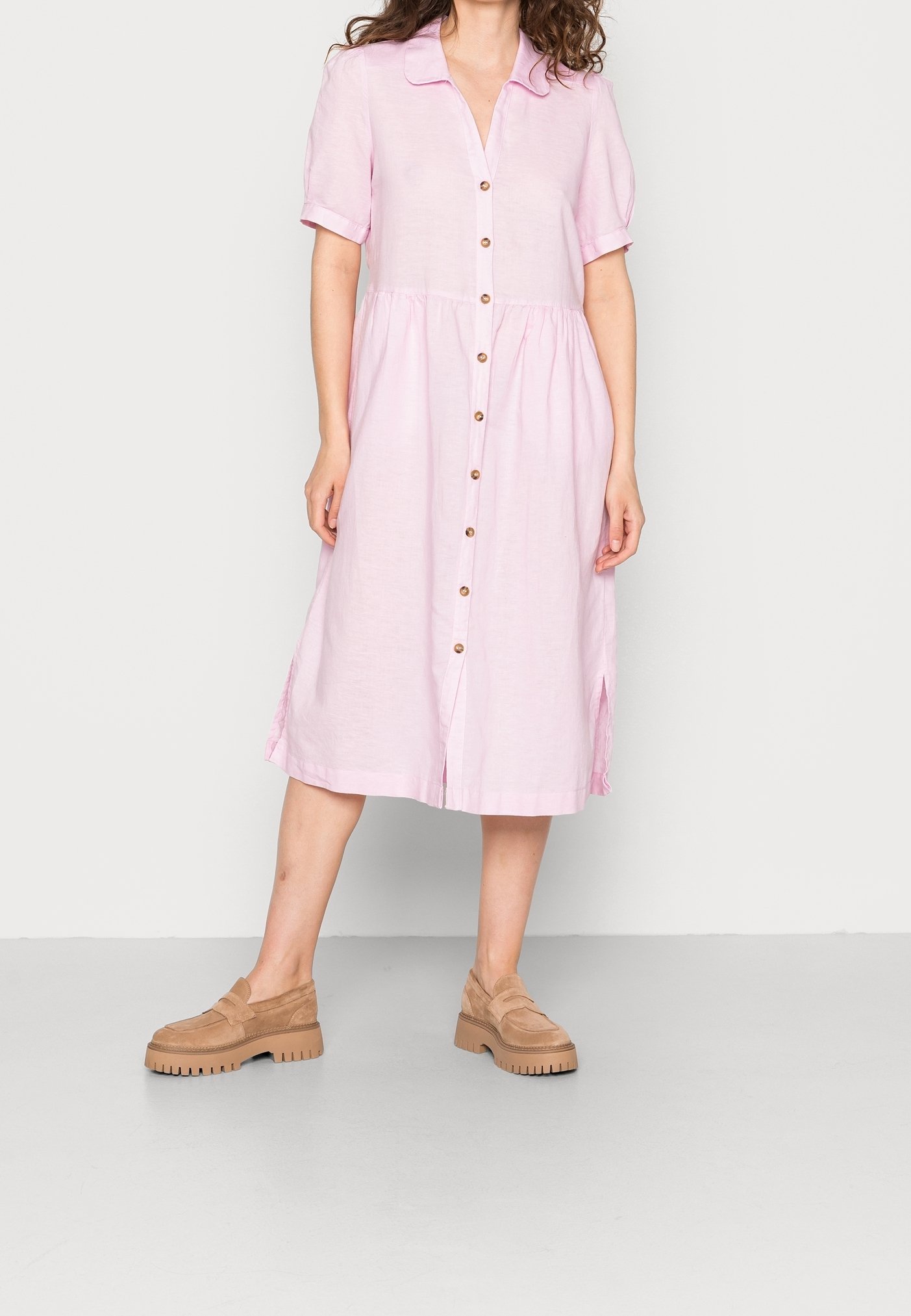 esprit pink dress Red Valentino Layered Appliqud Tulle And Point D'esprit Midi Dress In  Blush