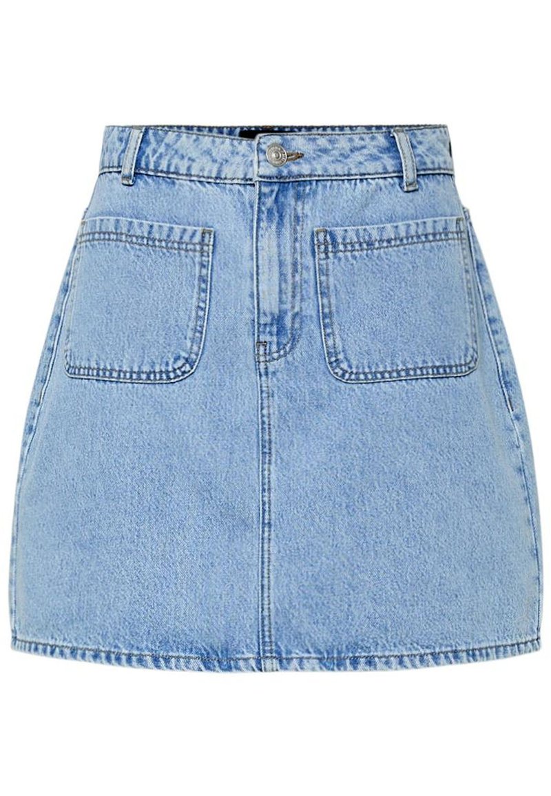 Pieces Minirok lichtblauw denim Pieces Minirok lichtblauw denim