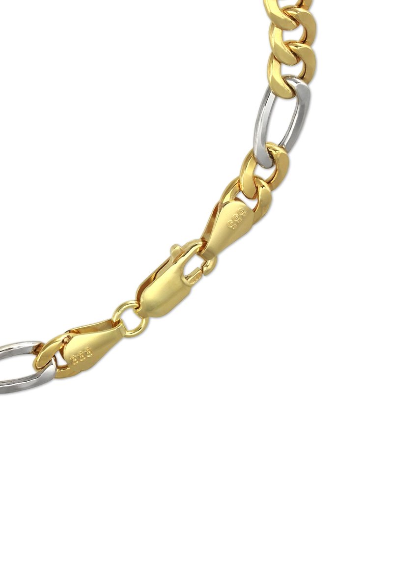 Herren Halsketten | GoldDream GOLD FIGARO HOHL Armband gelbgold, weißgold/goldfarben - NY45932 Herren Halsketten | GoldDream GOLD FIGARO HOHL Armband gelbgold, weißgold/goldfarben - NY45932