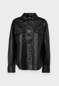 CAMILLA JACKET - Kunstlederjacke - black