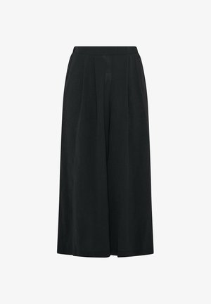 Evans, PLUS SIZE WIDE LEG TROUSERS - Pantaloni - black