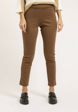 Dona x Lisa, PANTALON LEGGING EPLUME - Pantalon classique - marron
