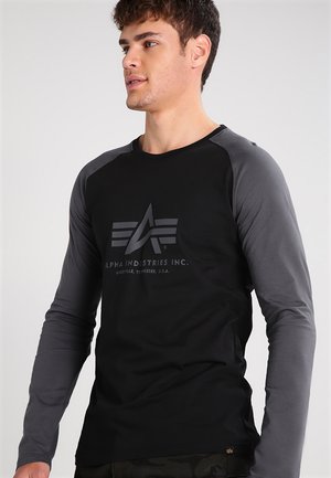 Alpha Industries Langarmshirt - black/grey black