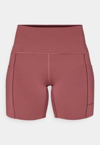 SLEEK POCKET HIGH RISE SHORT  - Κοντό κολάν για τρέξιμο - washed burgundy