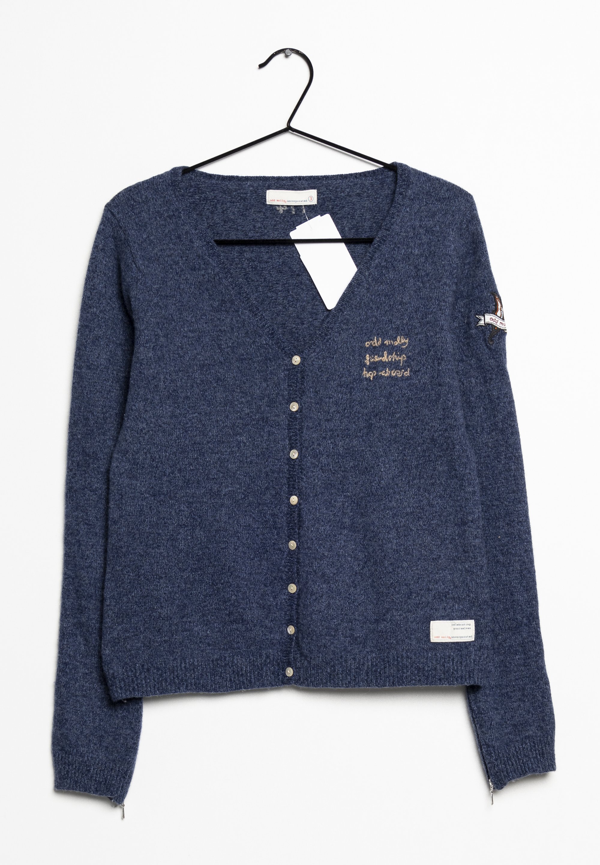 Odd Molly Strickjacke blue/blau (Pre-owned) Zalando