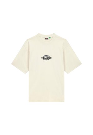 Guess, with printed logo - Printtipaita - creme