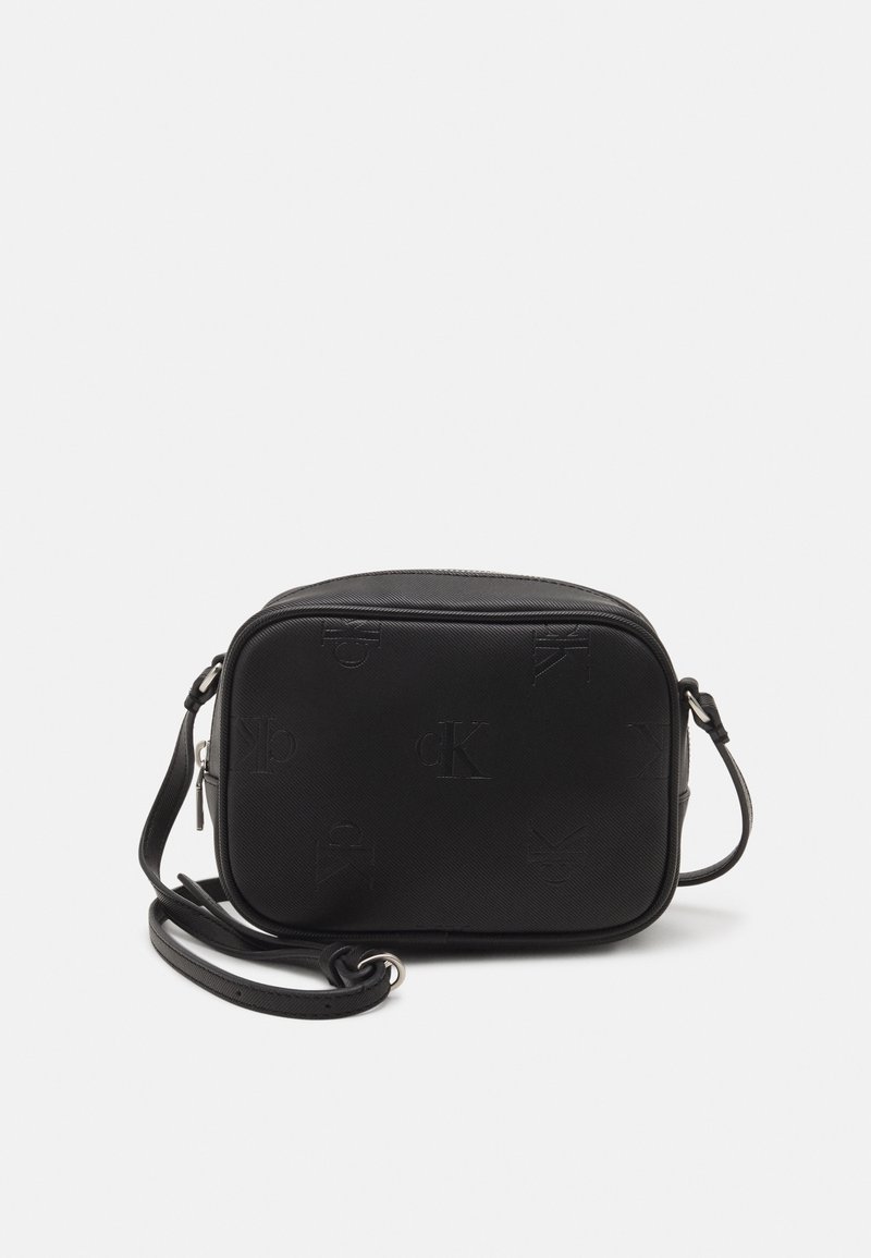 Calvin Klein Jeans SLEEK CAMERA BAG Schoudertas mono allover/zwart