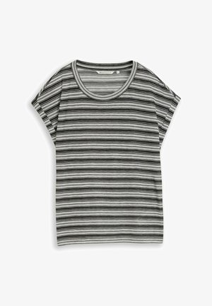 TOM TAILOR DENIM, T-Shirt print - black white gradient stripe
