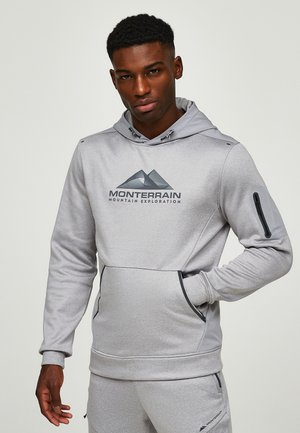 Monterrain, Kapuzenpullover - grey marl