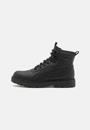 High-top trainers - black