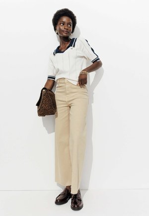 HECTOR TAILLE HAUTE - Jean boyfriend - beige