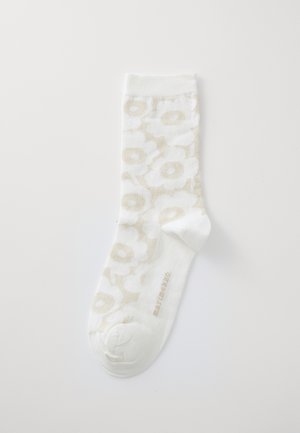 LINJAUS UNIKKO UNISEX - Socks - beige/off white