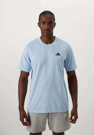 TR-ES FR T - Sports T-shirt - glow blue/black