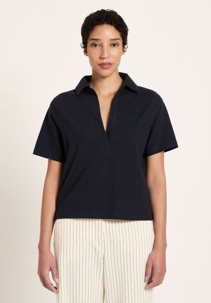 LANIUS, MIT KRAGEN - Polo shirt - onyx