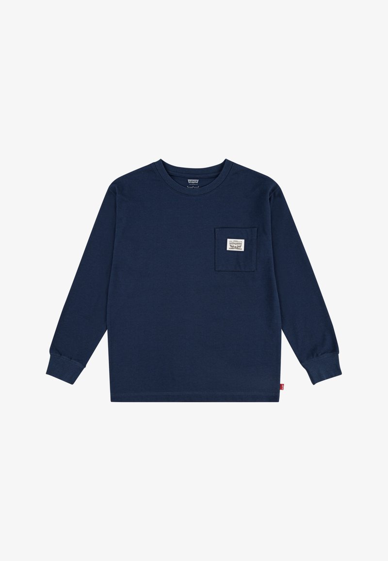 Levi's® LONG SLEEVE POCKET TEE - Maglietta a manica lunga - dress blues